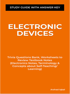 cover image of Electronic Devices Study Guide with Answer Key